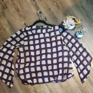 Aflani 3/4 length sleeve top